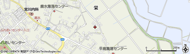 熊本県合志市栄3282周辺の地図