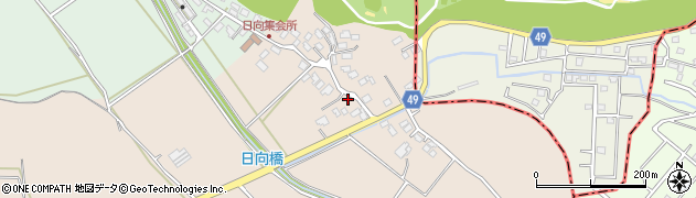 熊本県合志市竹迫97周辺の地図