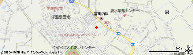 熊本県合志市栄2335周辺の地図