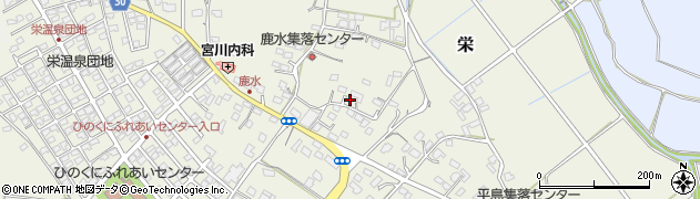 熊本県合志市栄2448周辺の地図