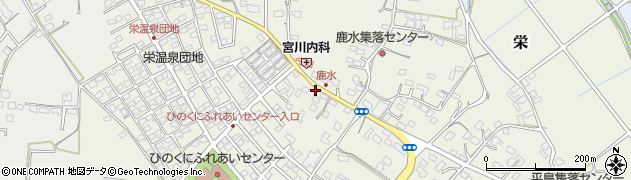 熊本県合志市栄2337周辺の地図