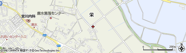 熊本県合志市栄2755周辺の地図