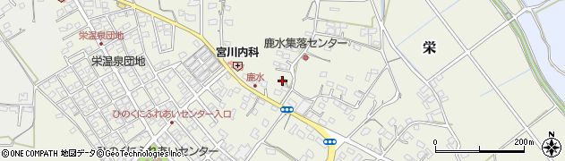 熊本県合志市栄2458周辺の地図
