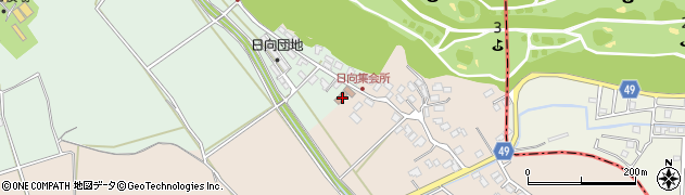 合志市役所　東児童館周辺の地図