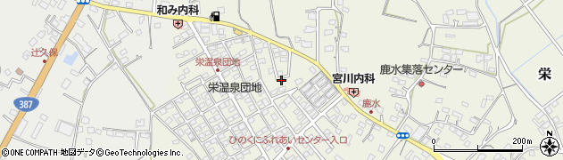 熊本県合志市栄2109周辺の地図