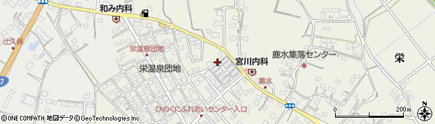 熊本県合志市栄2101周辺の地図
