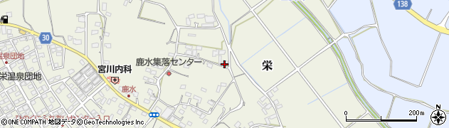 熊本県合志市栄2424周辺の地図
