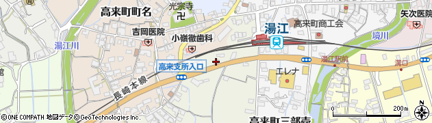 株式会社福岡九州クボタ　高来営業所周辺の地図