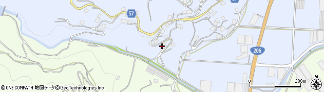 長崎県長崎市長浦町3474周辺の地図