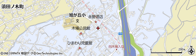大村木場簡易郵便局周辺の地図