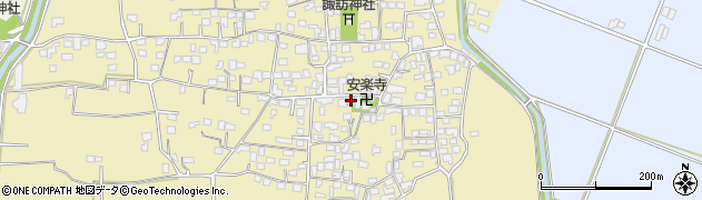 熊本県玉名市滑石801周辺の地図