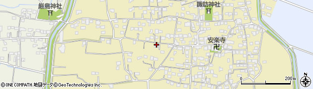 熊本県玉名市滑石1017周辺の地図