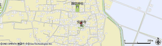 熊本県玉名市滑石584周辺の地図