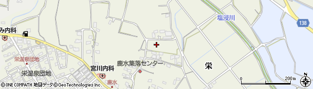 熊本県合志市栄2413周辺の地図