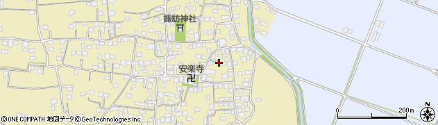 熊本県玉名市滑石605周辺の地図