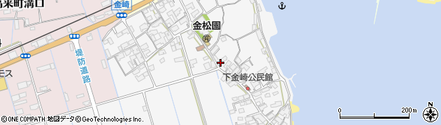 長崎県諫早市高来町金崎527周辺の地図