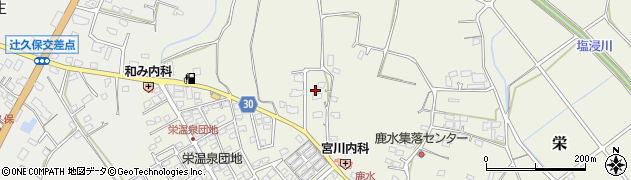 熊本県合志市栄2092周辺の地図