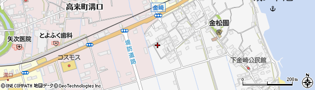 長崎県諫早市高来町金崎665周辺の地図