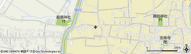 熊本県玉名市滑石284周辺の地図