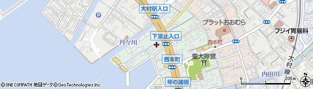 銀座に志かわ　長崎大村店周辺の地図