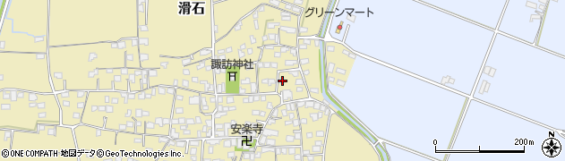 熊本県玉名市滑石526周辺の地図