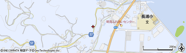 長崎県長崎市長浦町2817周辺の地図
