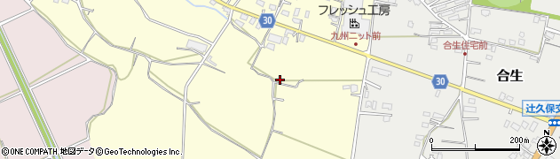 熊本県合志市御代志452周辺の地図
