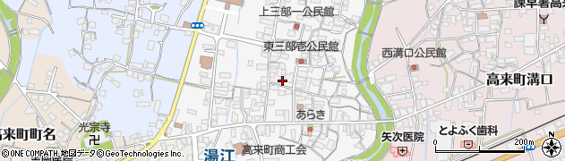 長崎県諫早市高来町三部壱周辺の地図