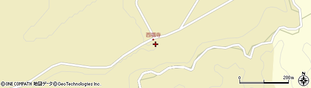 大分県竹田市荻町西福寺6106周辺の地図