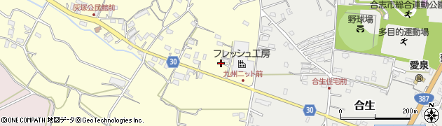 熊本県合志市御代志473周辺の地図