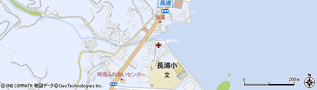 大村湾漁業協同組合　長浦支所周辺の地図