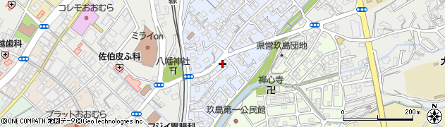 長崎県大村市武部町51周辺の地図