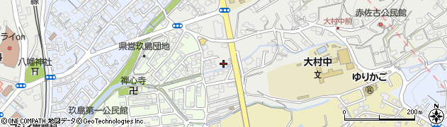長崎県大村市赤佐古町69周辺の地図
