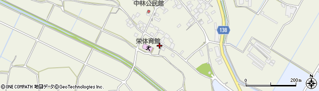熊本県合志市栄1226周辺の地図