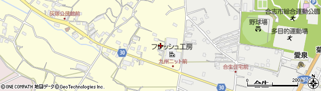 熊本県合志市御代志475周辺の地図