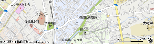 長崎県大村市武部町54周辺の地図