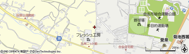 熊本県合志市御代志489周辺の地図