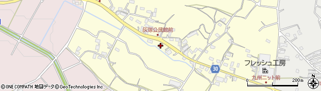 熊本県合志市御代志371周辺の地図
