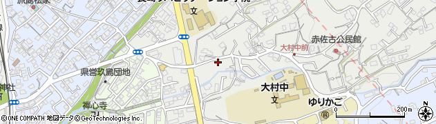 長崎県大村市赤佐古町56周辺の地図