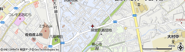 長崎県大村市武部町73周辺の地図