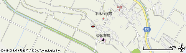 熊本県合志市栄1238周辺の地図