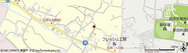 熊本県合志市御代志253周辺の地図