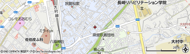 長崎県大村市武部町71周辺の地図