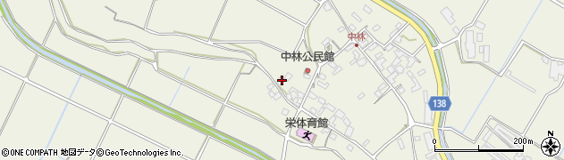 熊本県合志市栄1250周辺の地図