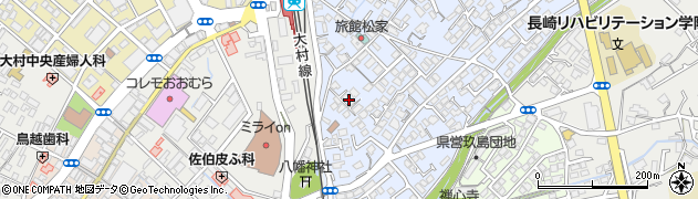 長崎県大村市武部町274周辺の地図