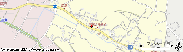 熊本県合志市御代志294周辺の地図