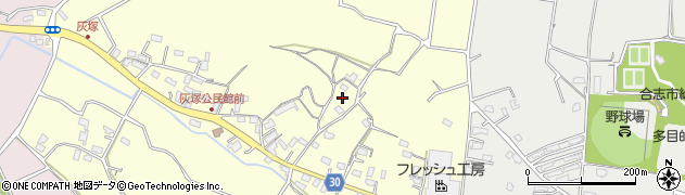 熊本県合志市御代志234周辺の地図