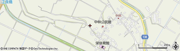 熊本県合志市栄1240周辺の地図