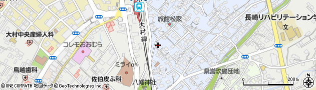 長崎県大村市武部町272周辺の地図