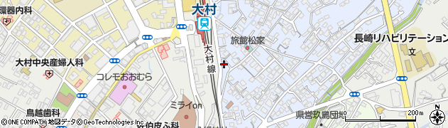 長崎県大村市武部町264周辺の地図